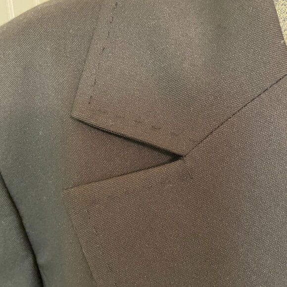 Beautiful Kasper black suit with jacket and pants, fully lined, size 12 - Picture 6 of 16